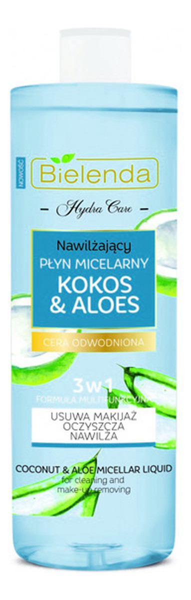 Nawilżający płyn micelarny do demakijażu Kokos & Aloes