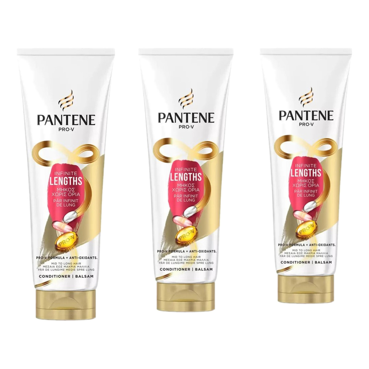 Pantene Pro-V Pro-V Odżywka do włosów Infinite lengthes 3x220ml