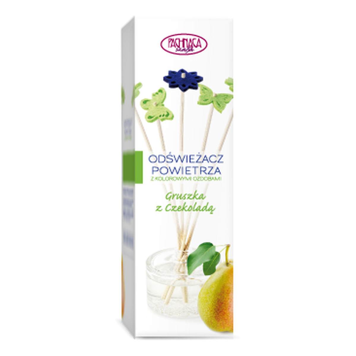 Pachnąca Szafa PACHNĄCE PATYCZKI Z OZDOBAMI GRUSZKA I CZEKOLADA