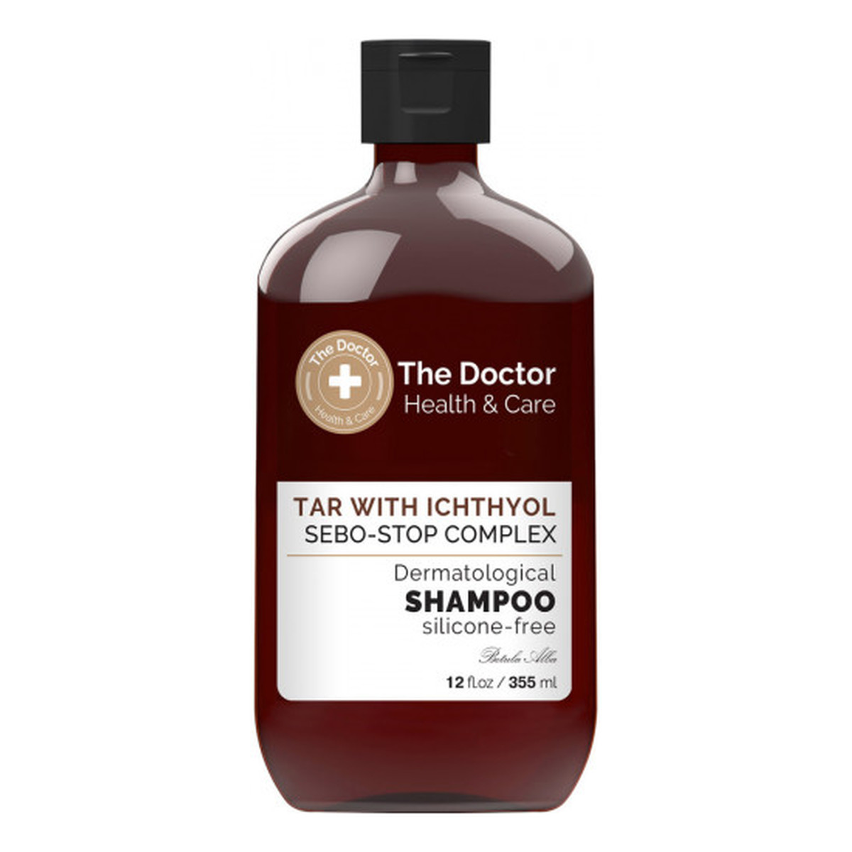 The Doctor Healh and Care Szampon do włosów przetłuszczających Dziegieć i Ichtiol 355ml