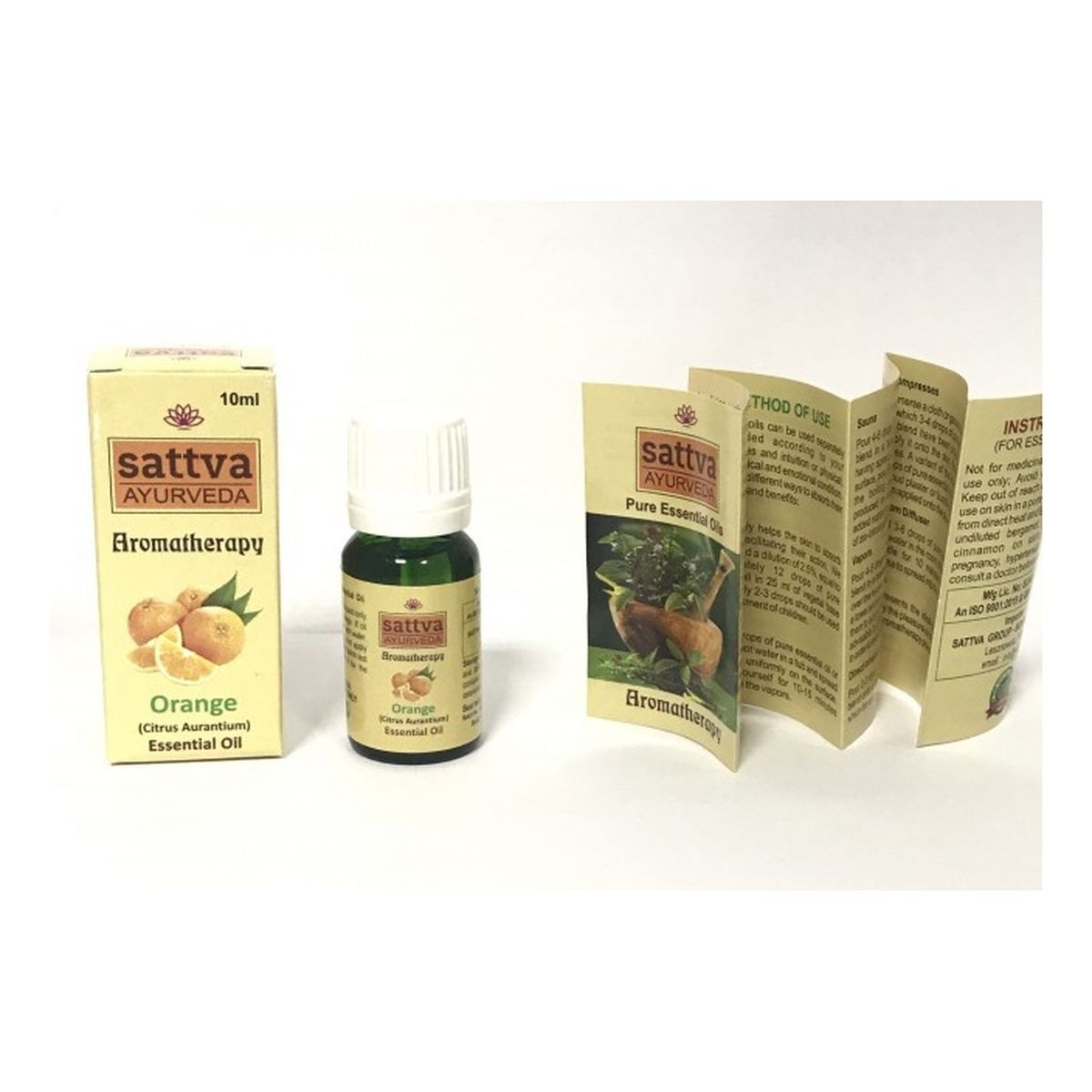 Sattva Aromatherapy Essential Oil Aromatherapy Olejek eteryczny pomarańczowy 10ml