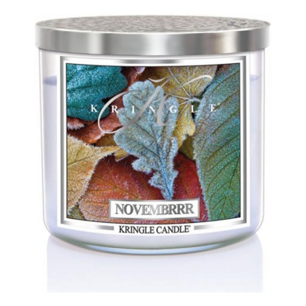 Kringle Candle Tumbler świeca zapachowa z trzema knotami novembrrr 411g