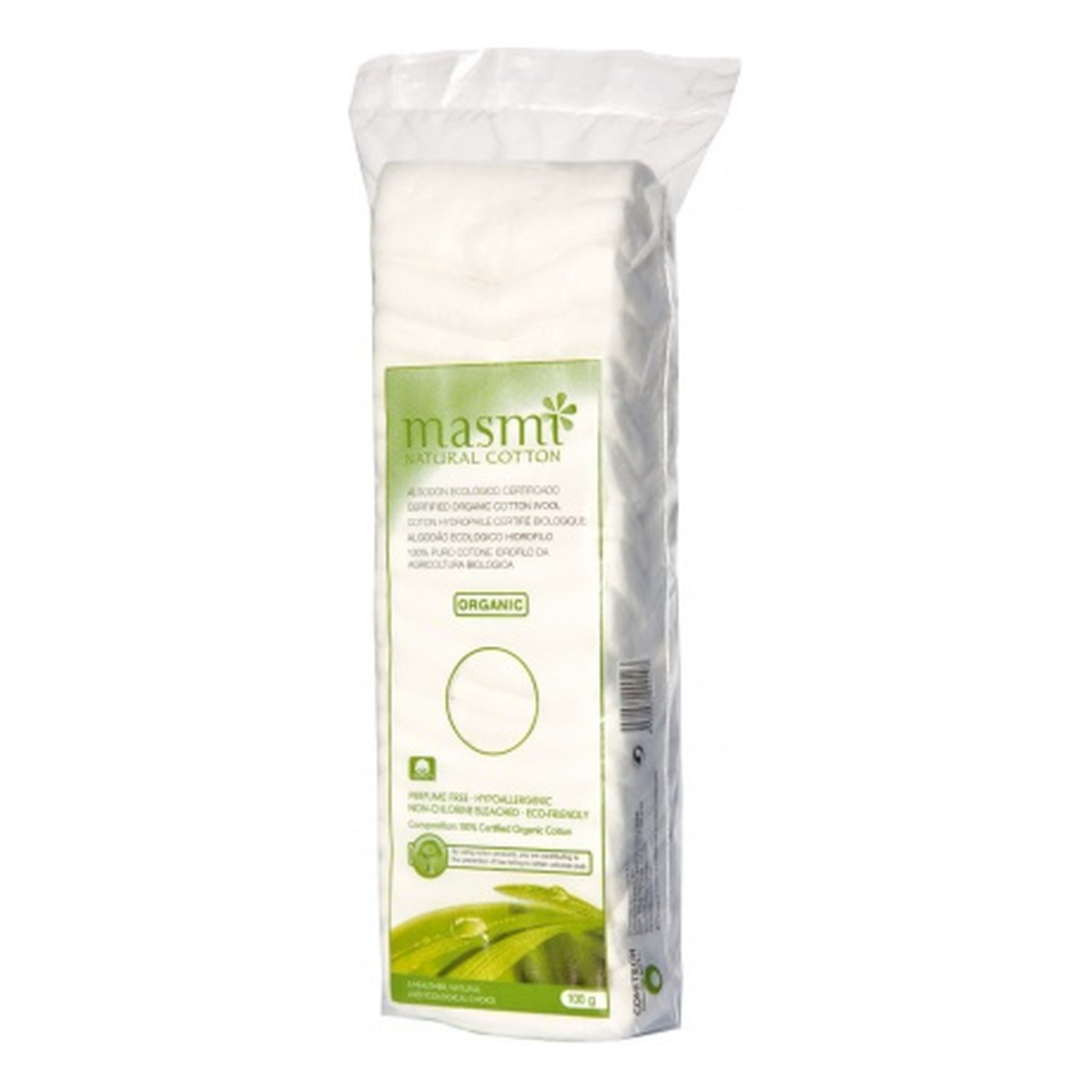 MASMI Organiczna wata w formie taśmy zig-zag 100g