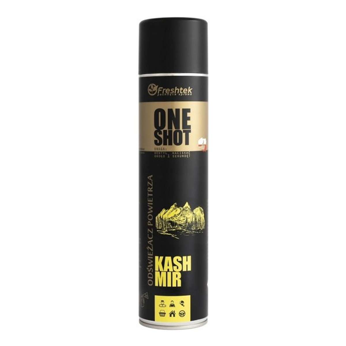 Freshtek One Shot Odświeżacz powietrza Premium Kashmir 600ml