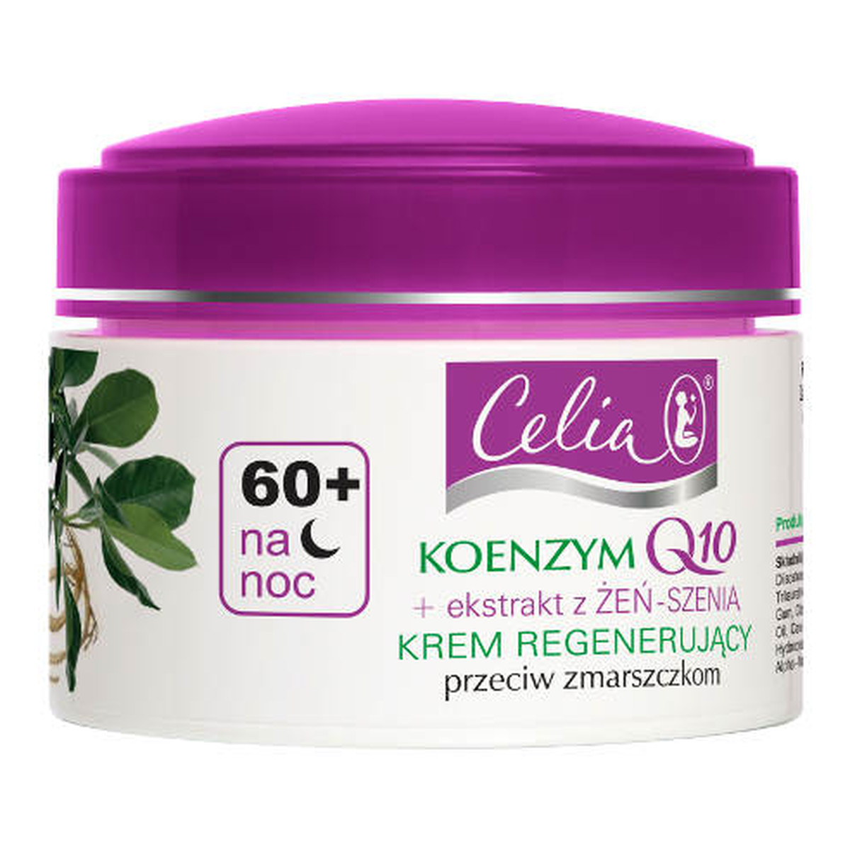 Celia Koenzym Q10 Regenerujący Krem Przeciwzmarszczkowy Na Noc 60+ 50ml
