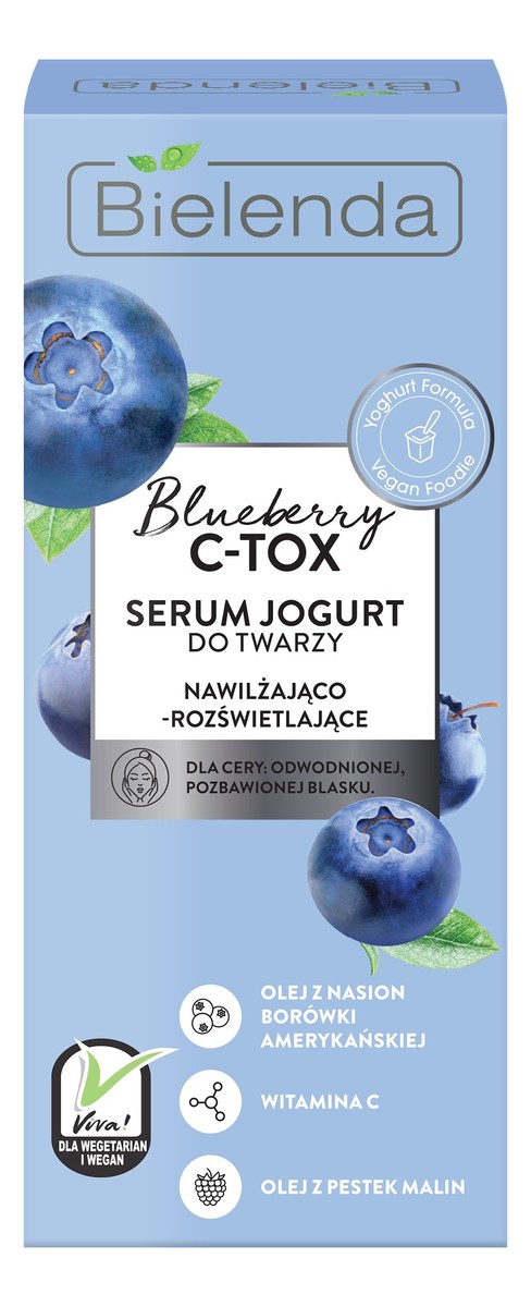 Blueberry nawilżająco-rozświetlające serum do twarzy