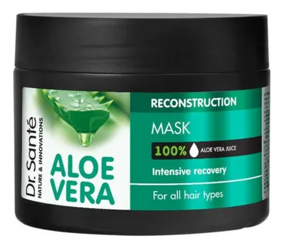 maska aloesowa z keratyną ceramidami dla wszystkich rodzajów włosów