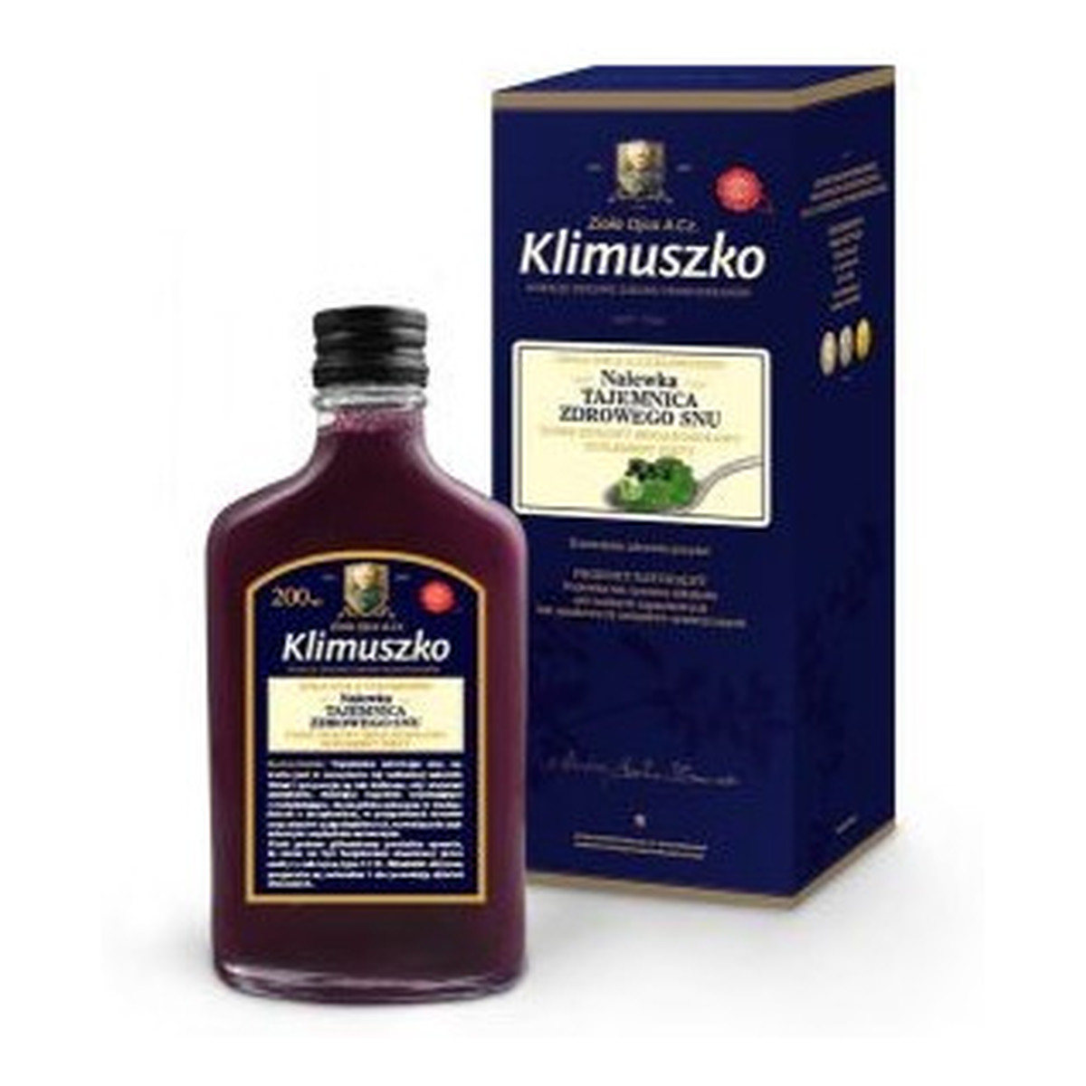 Zioła Ojca Klimuszko Nalewka Wspierająca Prawidłową Koncentracje i Pamięć suplement diety 200ml