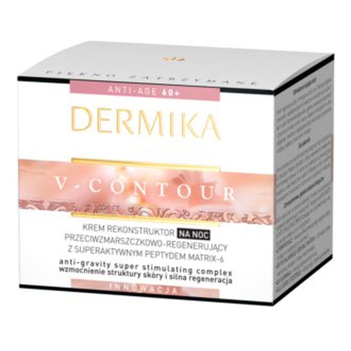 Dermika V-Contour Krem Rekonstruktor Na Noc Przeciwzmarszczkowo - Regenerujący 50ml