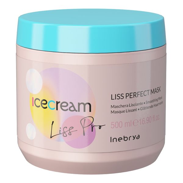 Inebrya Ice cream liss-pro maska wygładzająca włosy 500ml