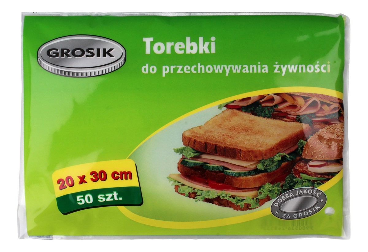 Torebki do przechowywania żywności 20x30cm 1op.-50szt