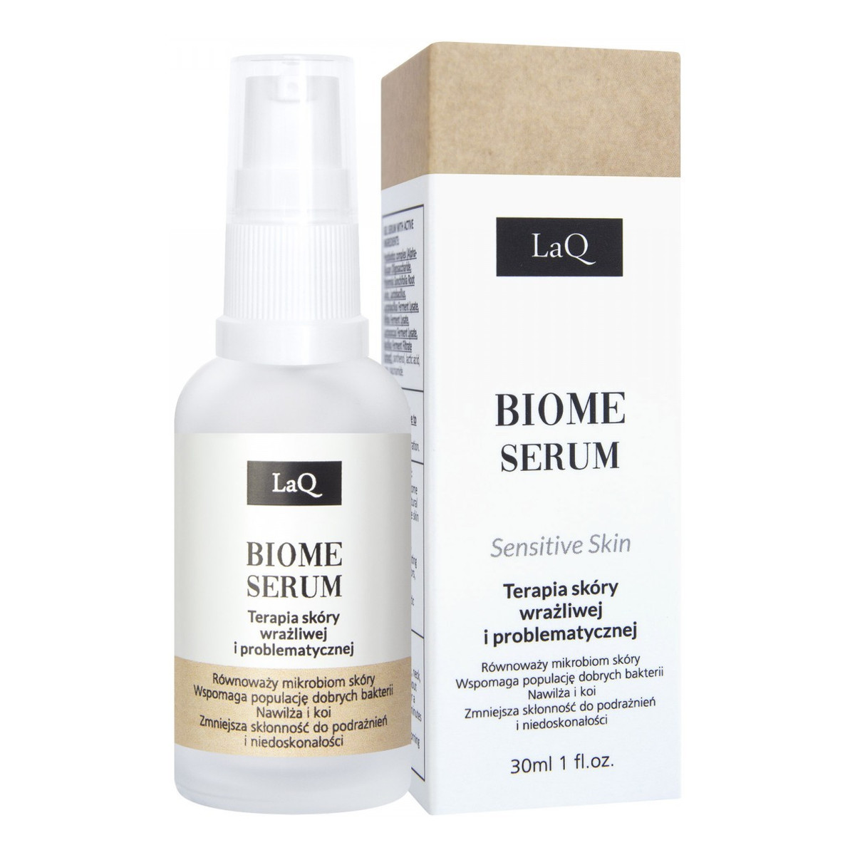 Laq Biome Serum Terapia skóry wrażliwej i problematycznej Sensitive Skin 30ml