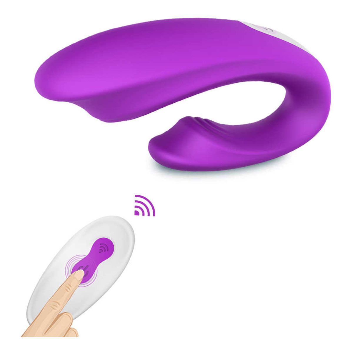 S-Hande Wejoy-rtc elastyczny wibrator zdalnie sterowany z 9 trybami wibracji purple