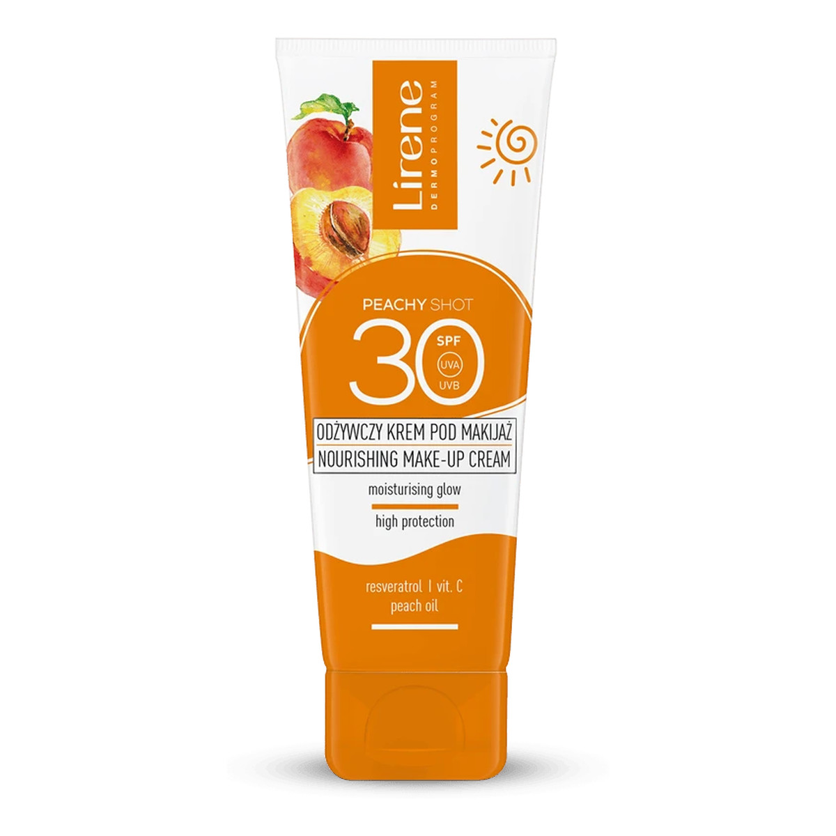 Lirene Peachy Shot Odżywczy krem pod makijaż SPF30 50ml