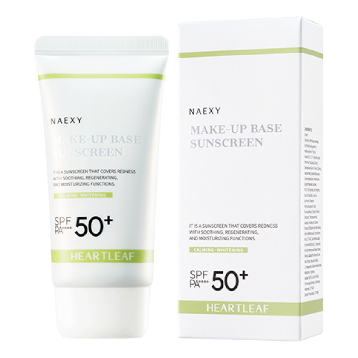 Naexy Heartleaf Make-up Base Sunscreen krem do twarzy ochronny SPF50+ 70ml