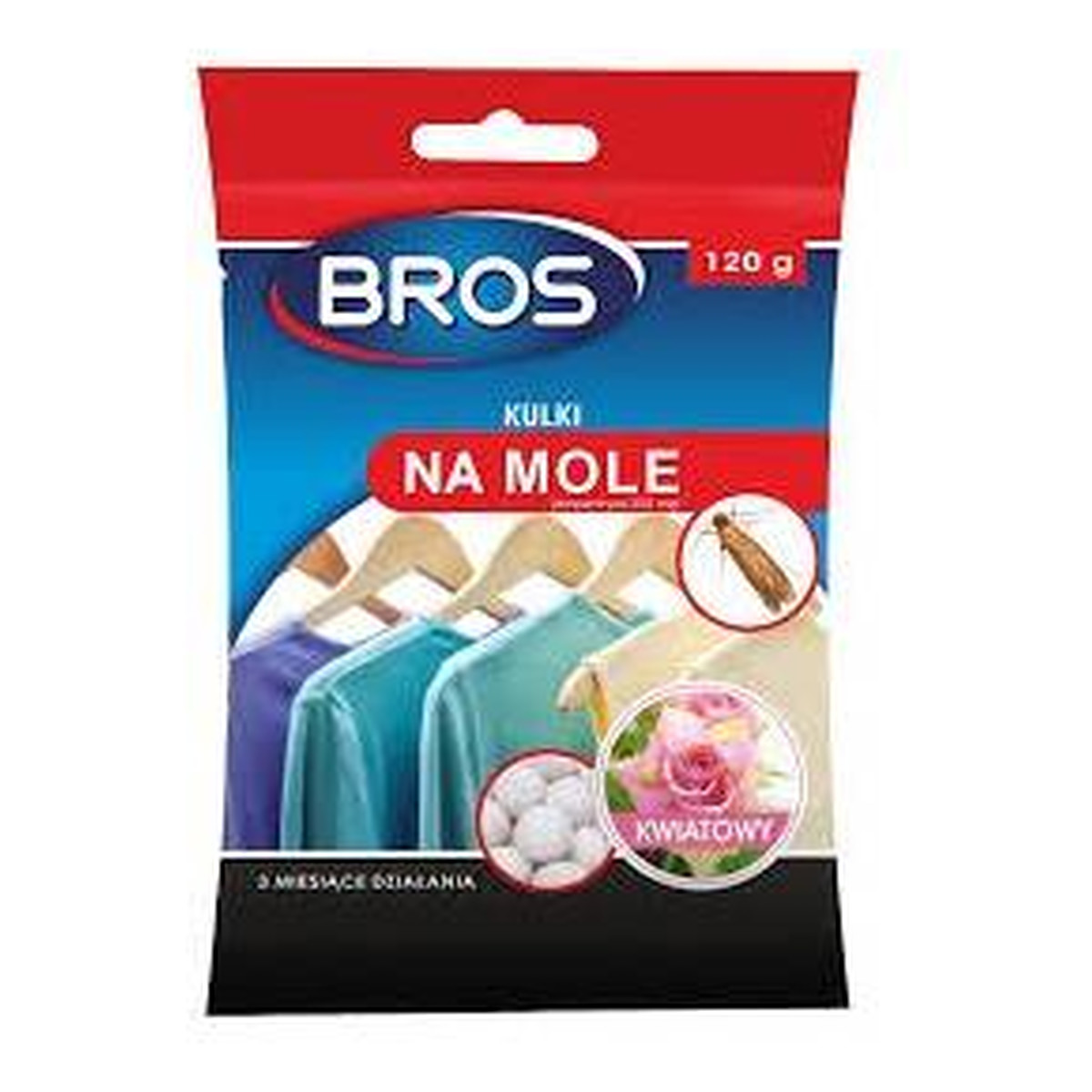 Bros Kulki na mole kwiatowe 20 sztuk 120g