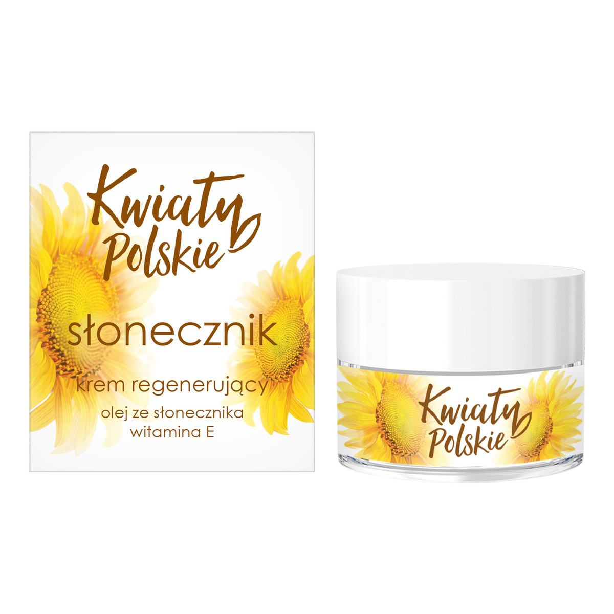 Kwiaty Polskie Słonecznik Krem Do Twarzy Regenerujący 50ml