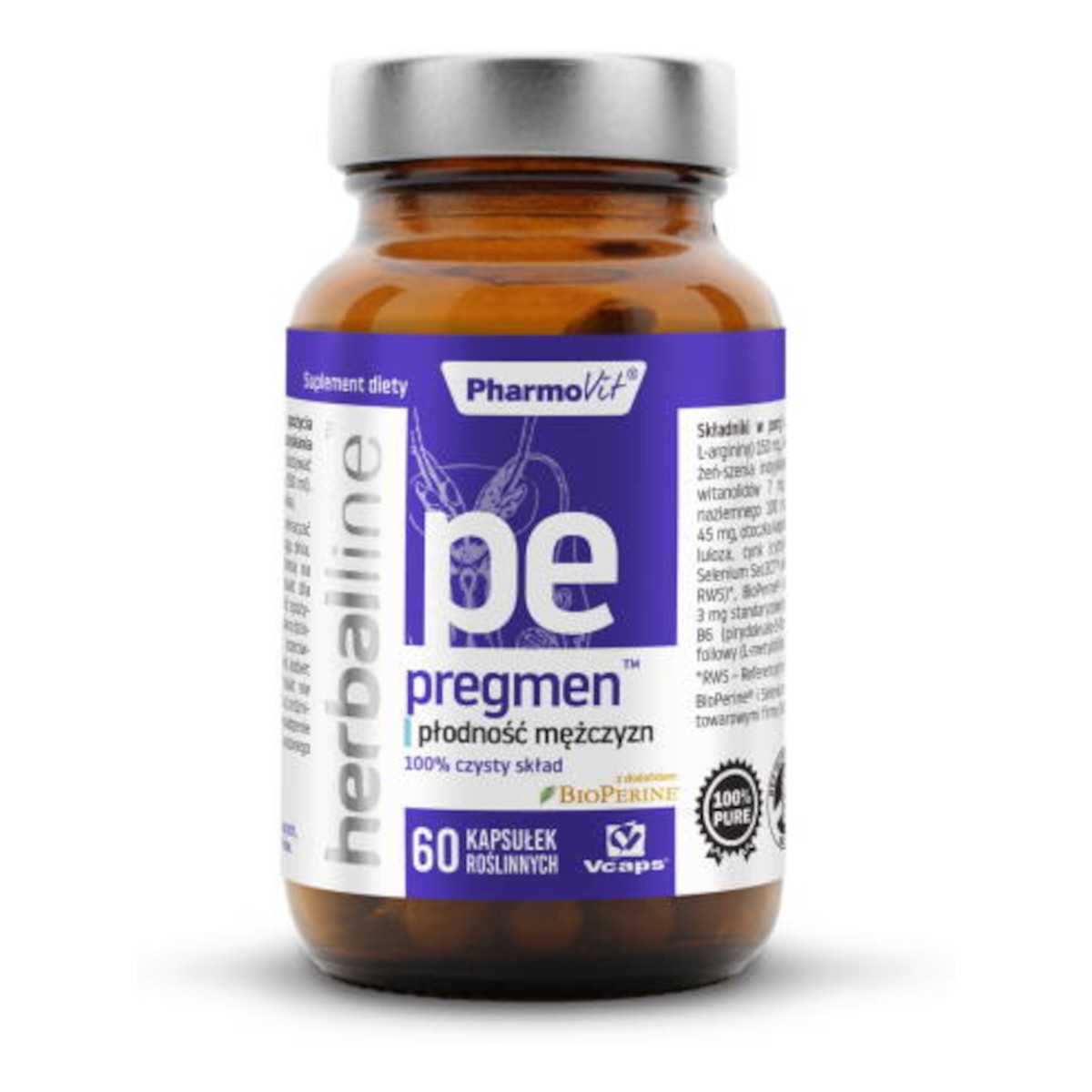 Pharmovit Pregmen Płodność Mężczyzn suplement diety 60 kapsułek