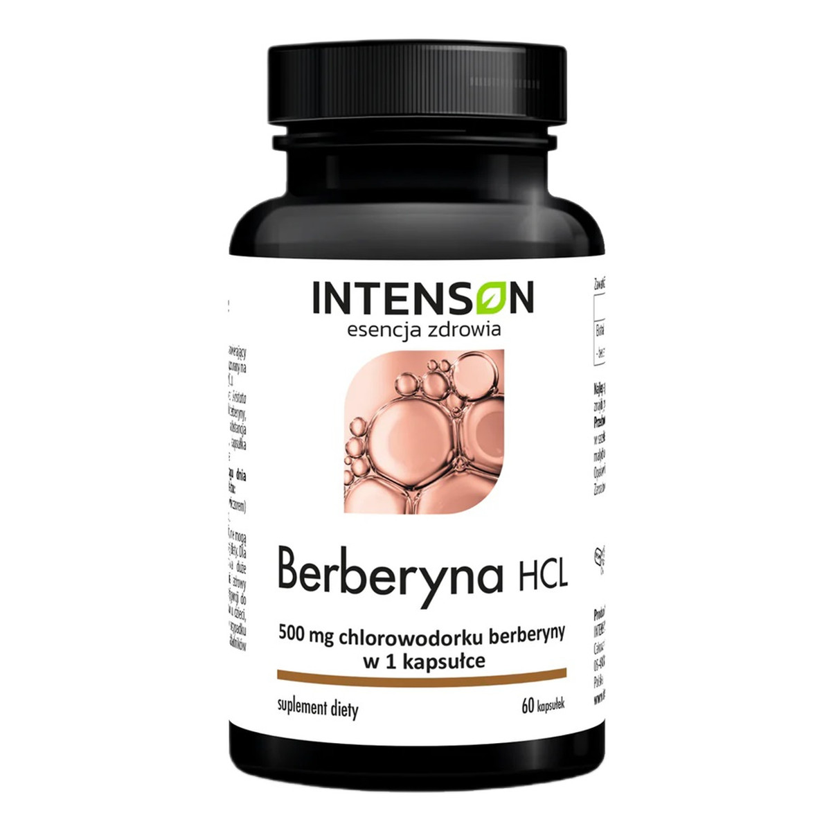 Intenson Berberyna hcl suplement diety 60 tabletek