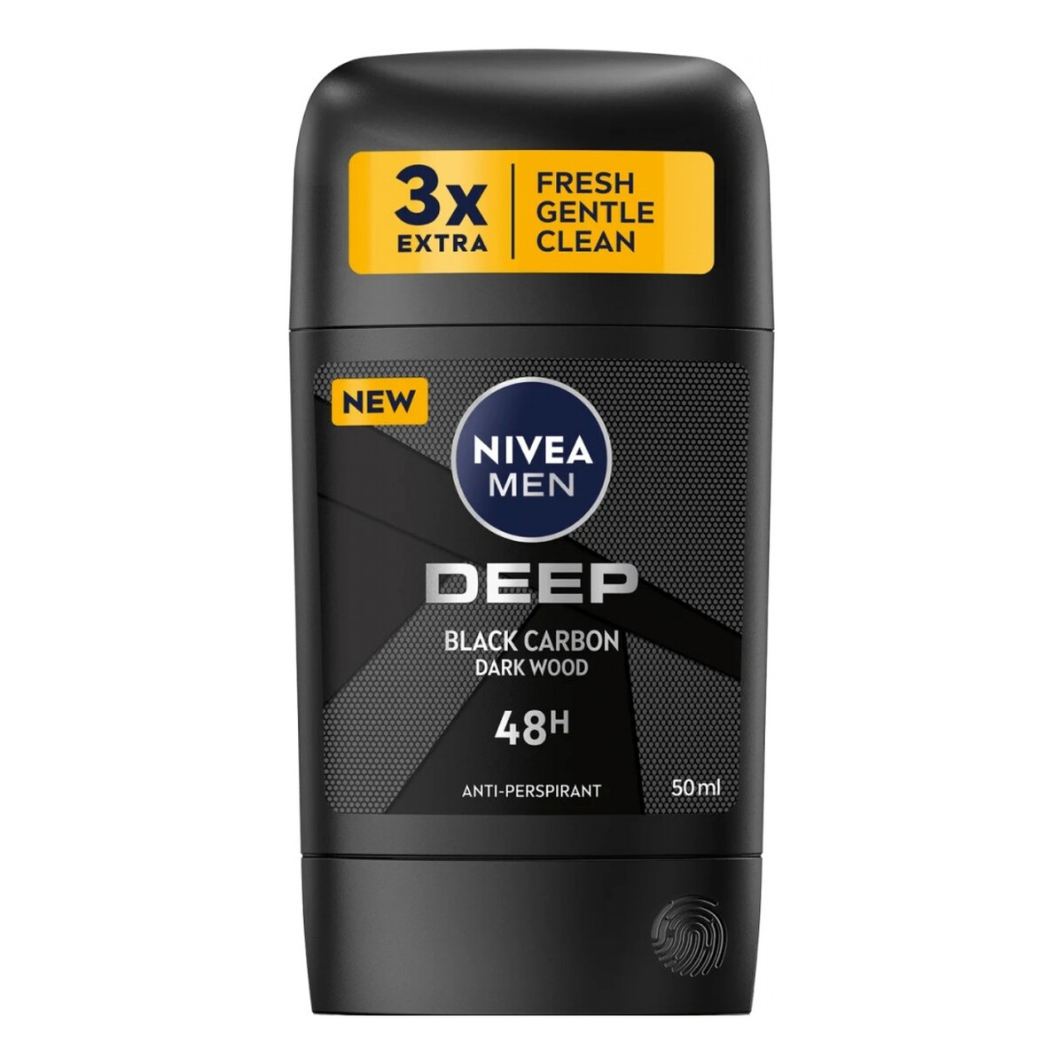 Nivea Deep Black Carbon Dark Wood 48h Anti-perspirant - 50ml