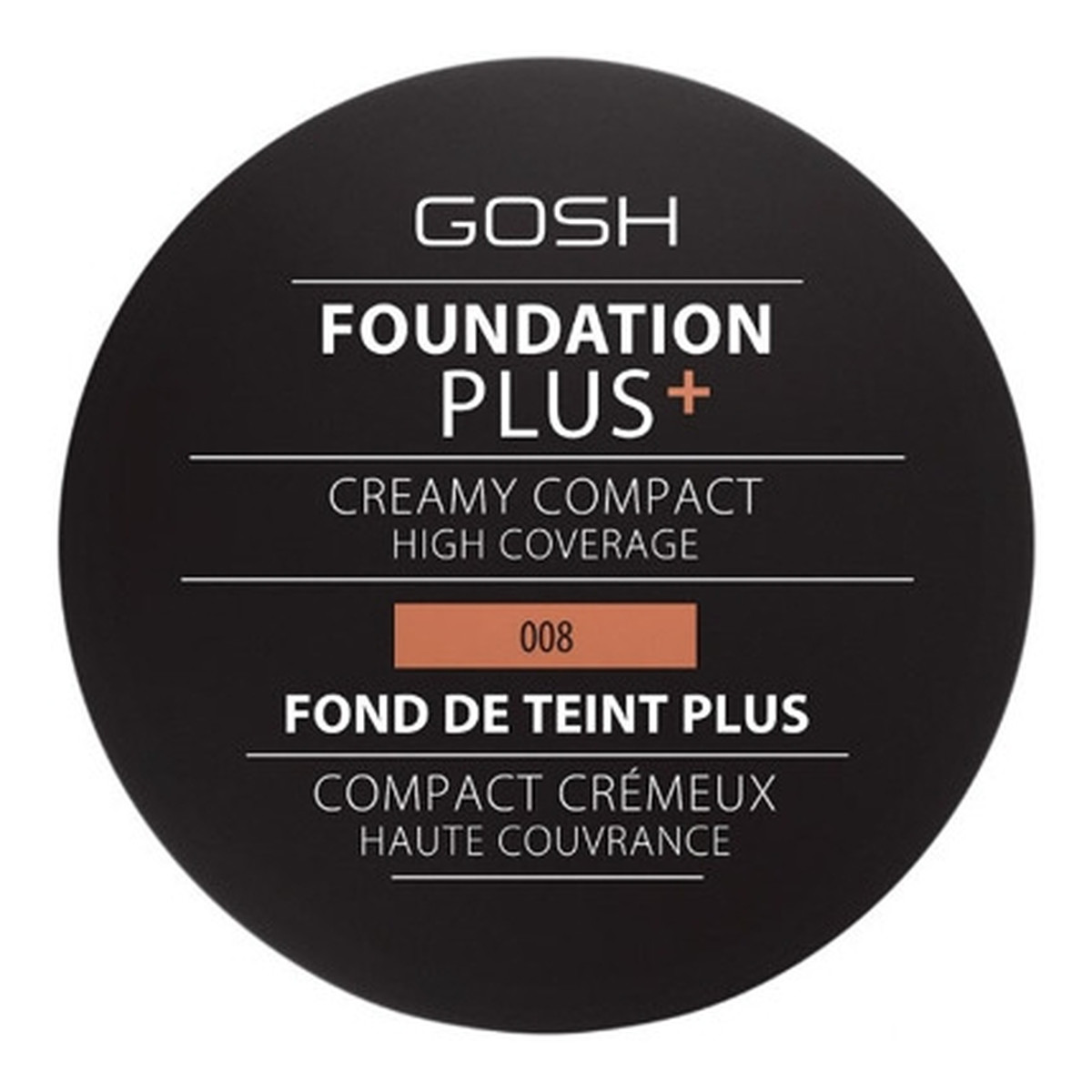 Gosh Foundation Plus Podkład w kompakcie Golden (008)