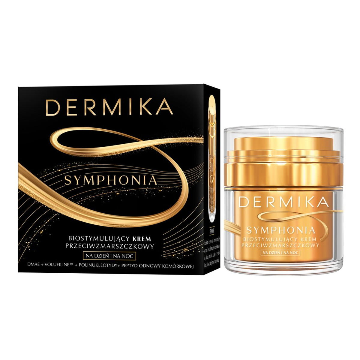 Dermika Symphonia biostymulujący krem przeciwzmarszczkowy na dzień i na noc 50ml