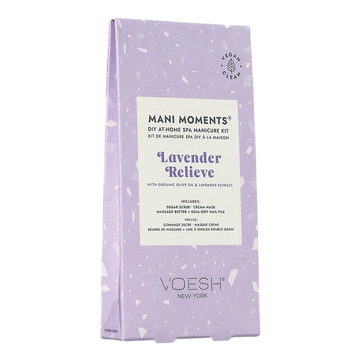 Voesh Mani Moments Zestaw do 3-etapowego manicure lavender relieve
