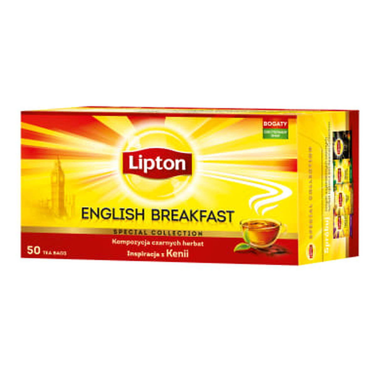 Lipton English Breakfast Herbata czarna 50 torebek 100g