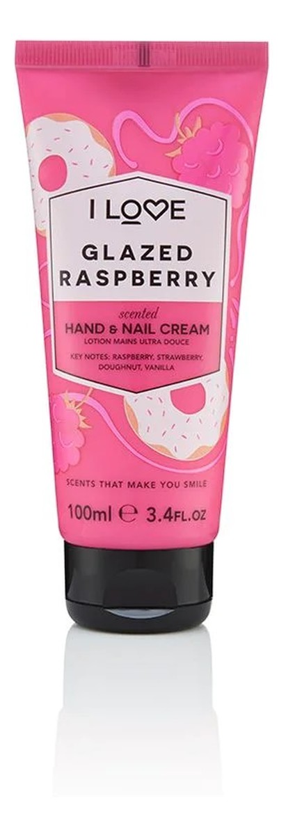 Scented Hand & Nail Cream nawilżający krem do dłoni i paznokci Glazed Raspberry