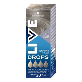 Live drops krople do nietrwałej koloryzacji włosów ice silver