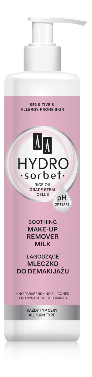 Łagodzące Mleczko do demakijażu