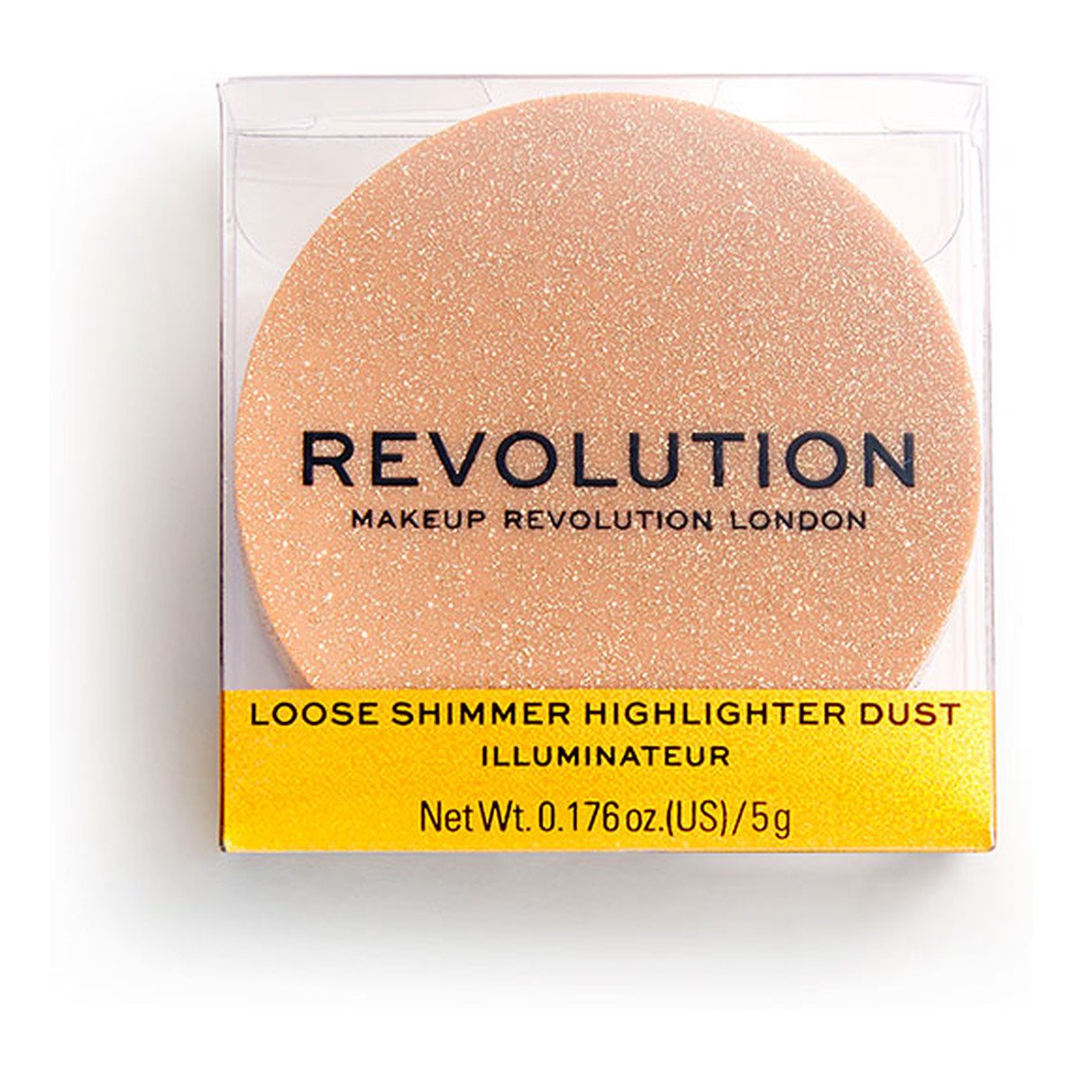 Makeup Revolution Loose Shimmer Rozświetlacz Do Twarzy Rose Quartz