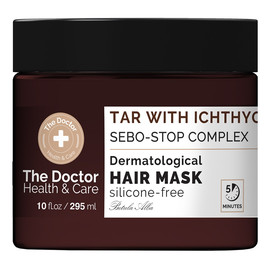 Health & care maska do włosów przeciw przetłuszczaniu dziegieć + ichthyol + sebo-stop complex