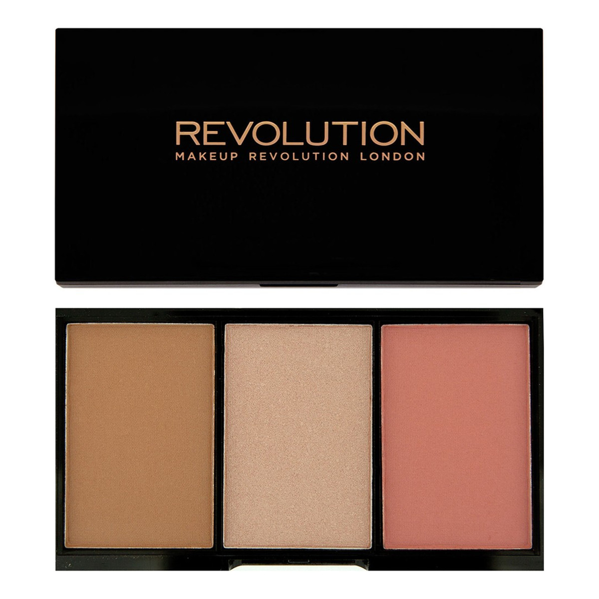 Makeup Revolution Iconic Pro Blush, Bronze & Brighten Palette Paleta Iconic Brązerów I Róży