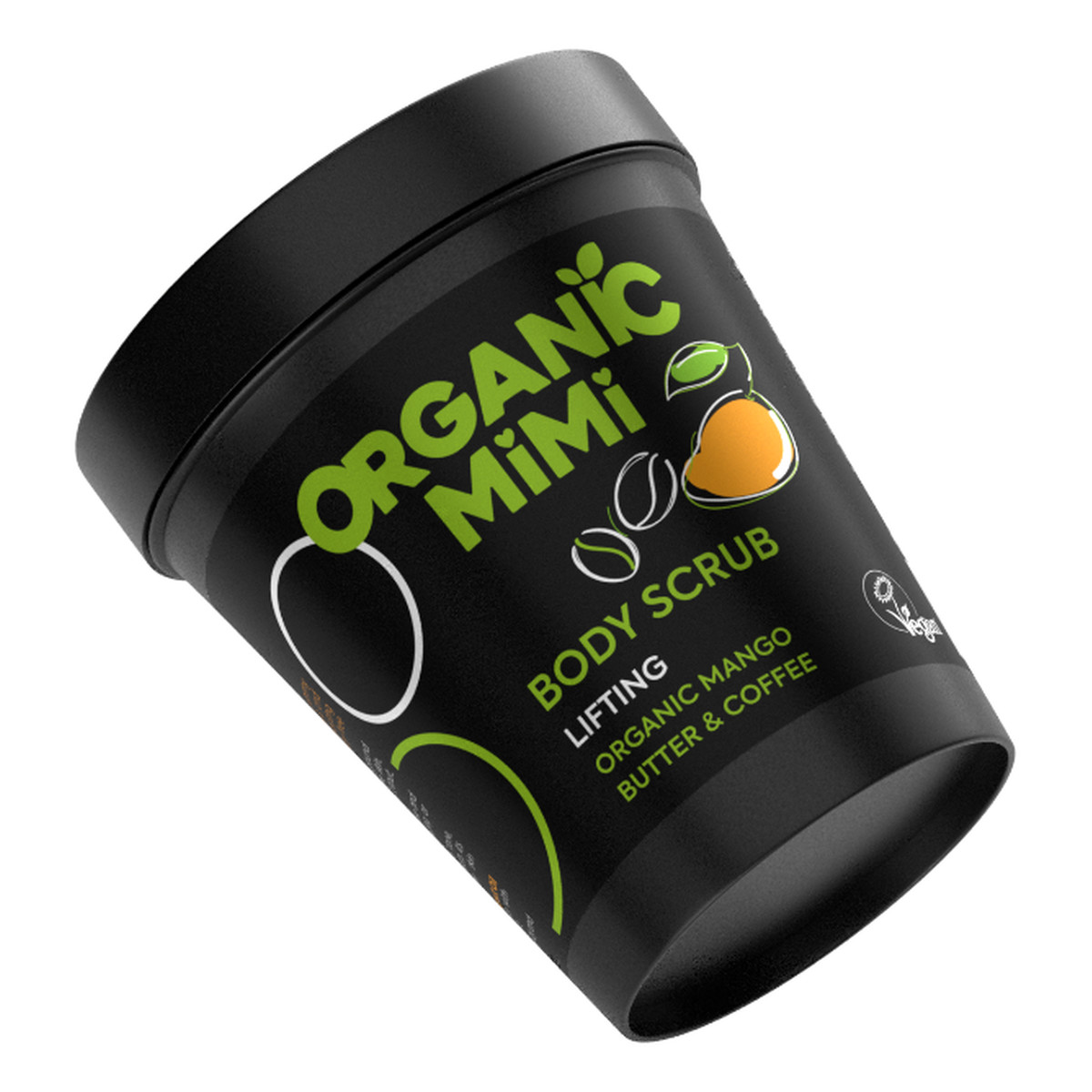 Organic Mimi Liftingujący peeling do ciała Mango i Kawa 250g