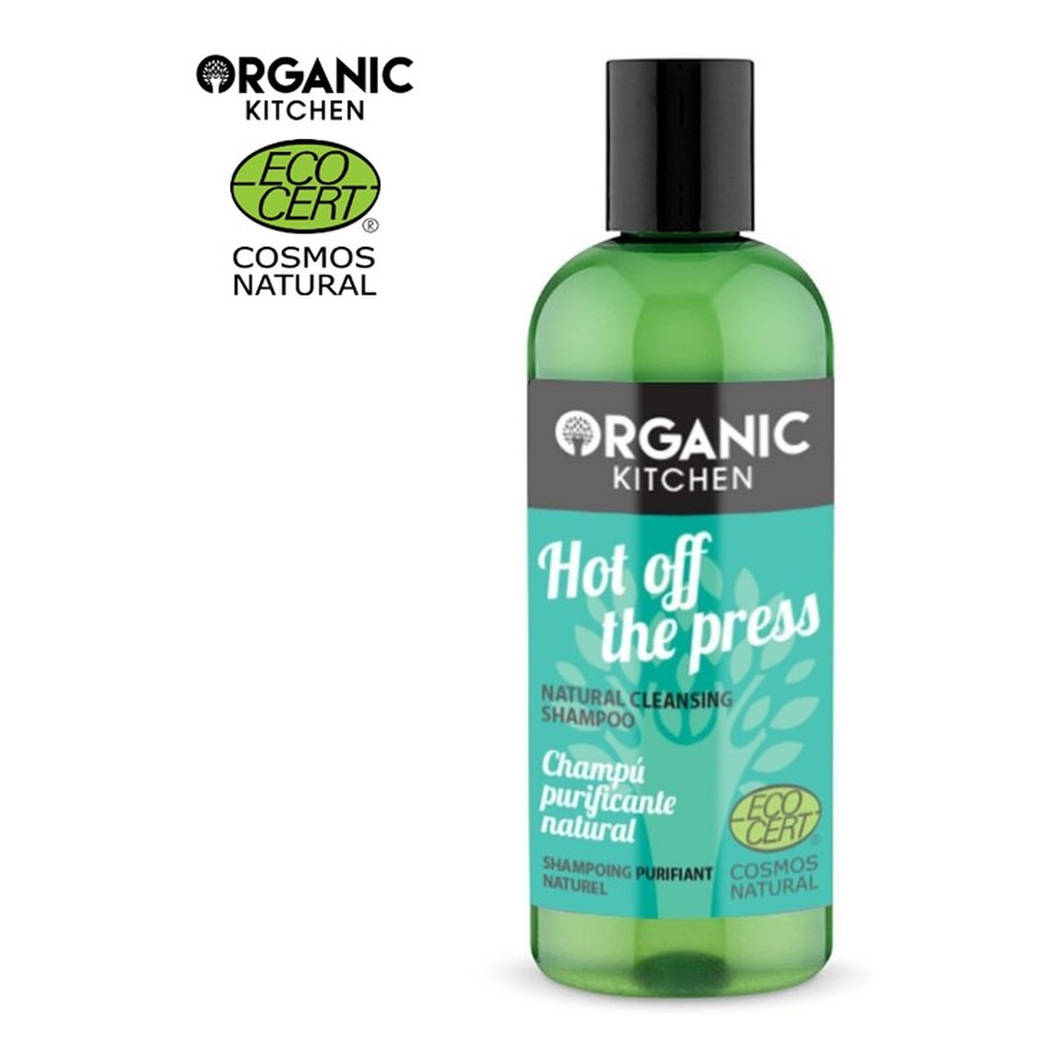 Organic Kitchen Gorąco z prasy Naturalny oczyszczający szampon do włosów 260ml
