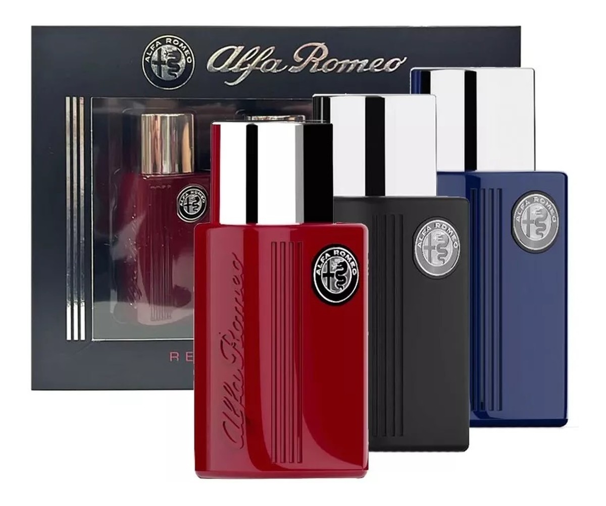 Zestaw blue woda toaletowa spray 40ml + black woda toaletowa spray 40ml + red woda toaletowa spray 40ml