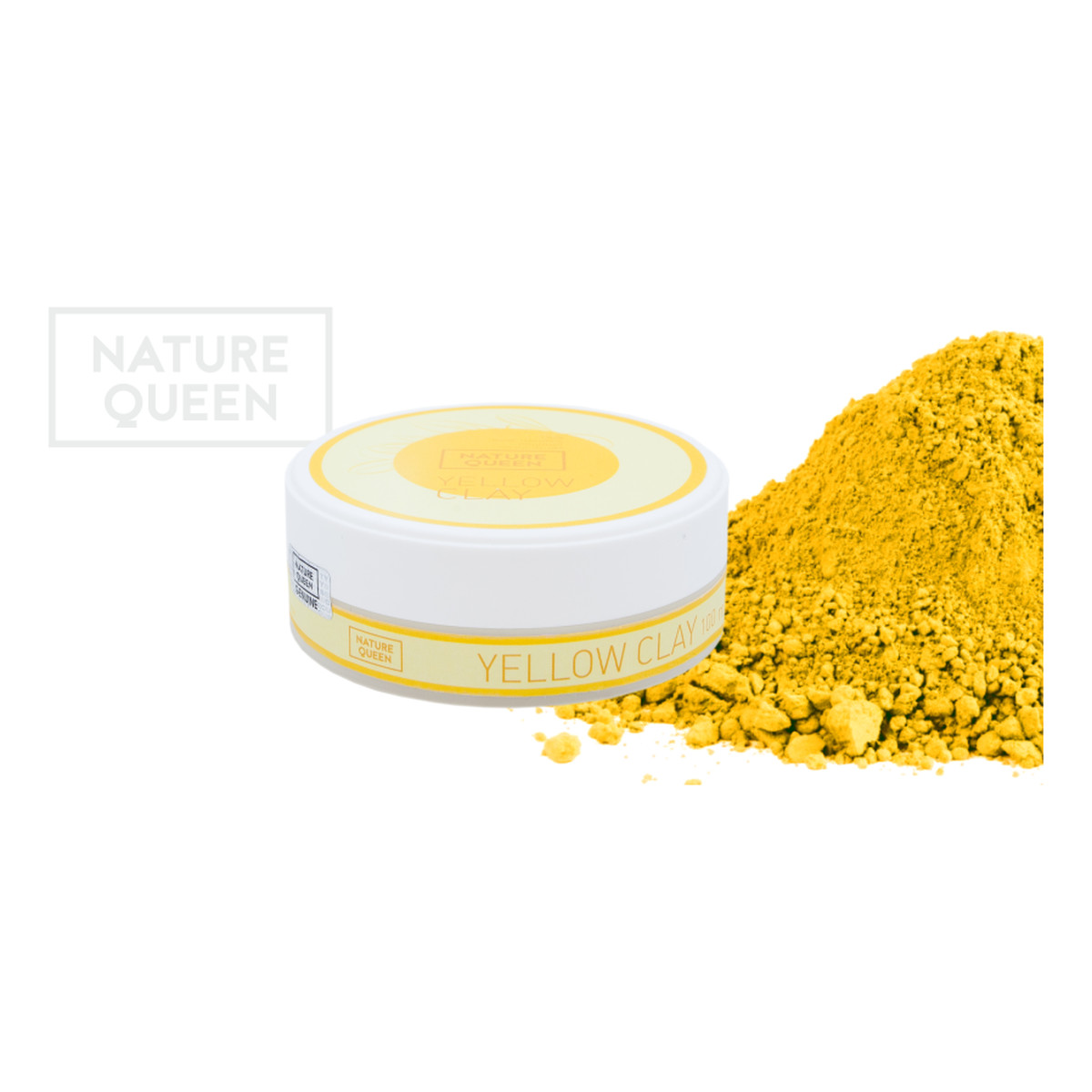 Nature Queen Yellow Clay Glinka Żółta 100ml