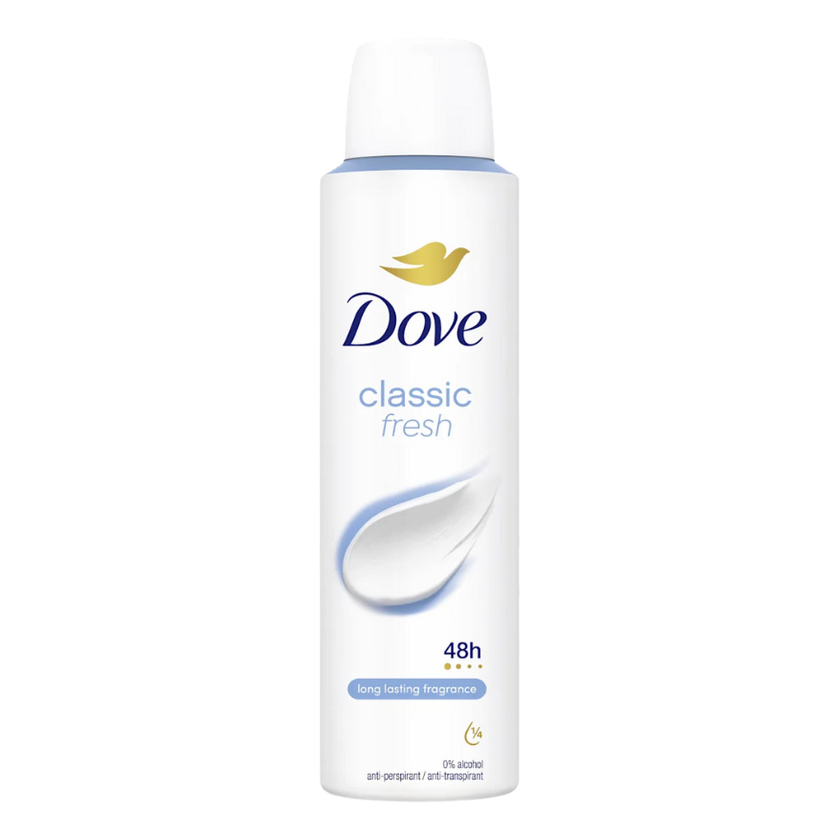 Dove Classic Fresh 48H Antyperspirant Spray Damski 150ml