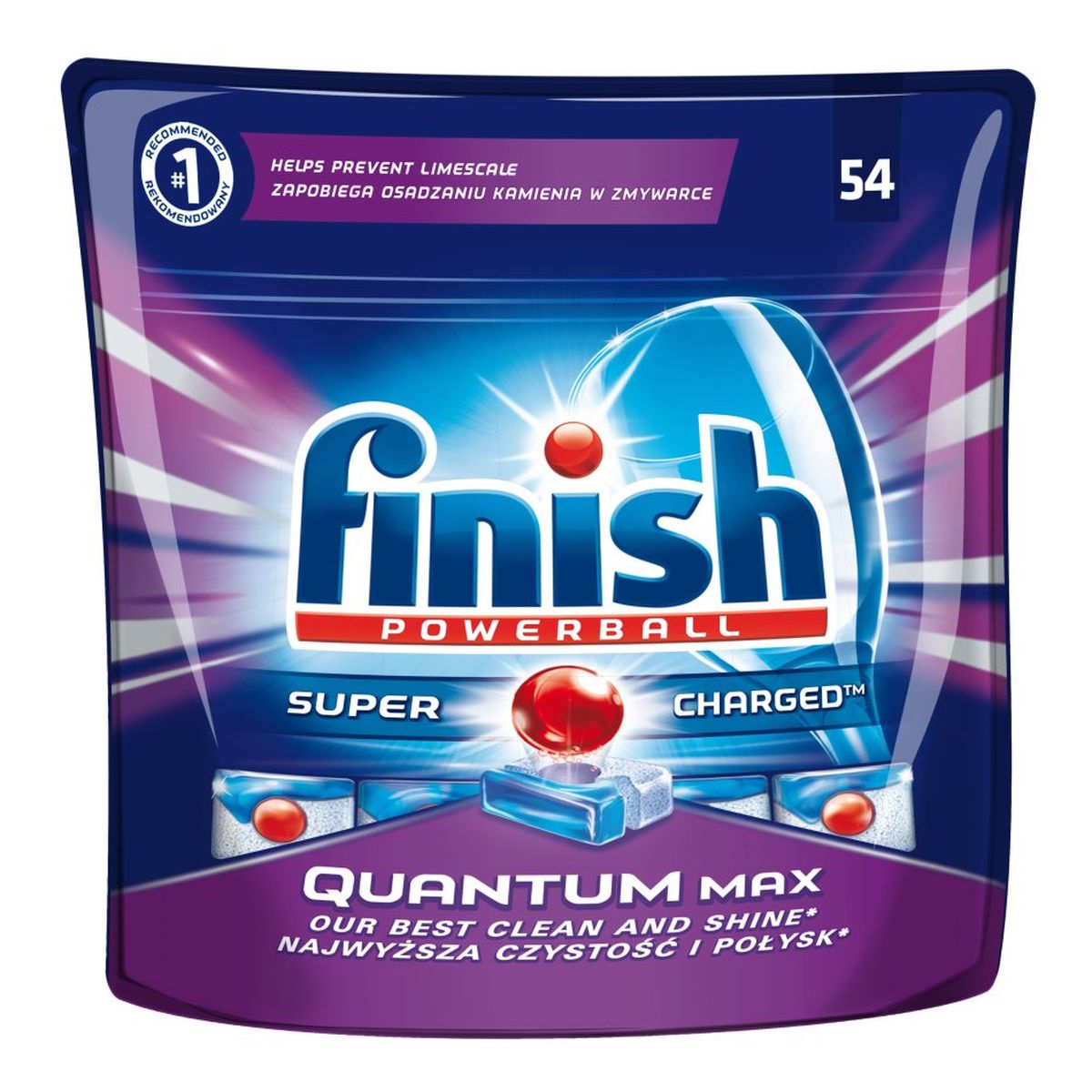 Finish Quantum Max kapsułki do mycia naczyń w zmywarkach 54szt