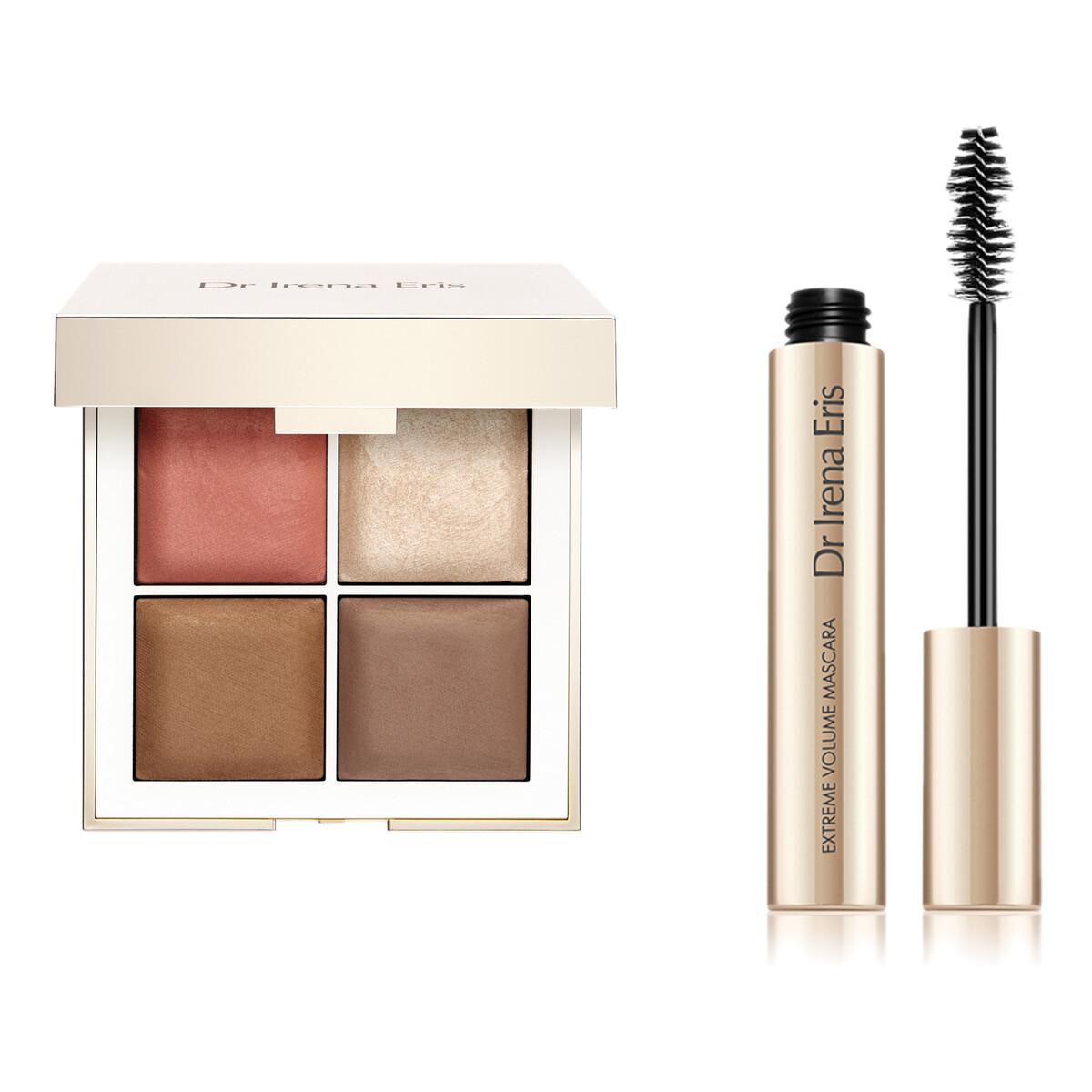 Dr Irena Eris Design & Define Face Contouring Palette Paleta do Konturowania Twarzy + Extreme Volume Mascara Pogrubiająca