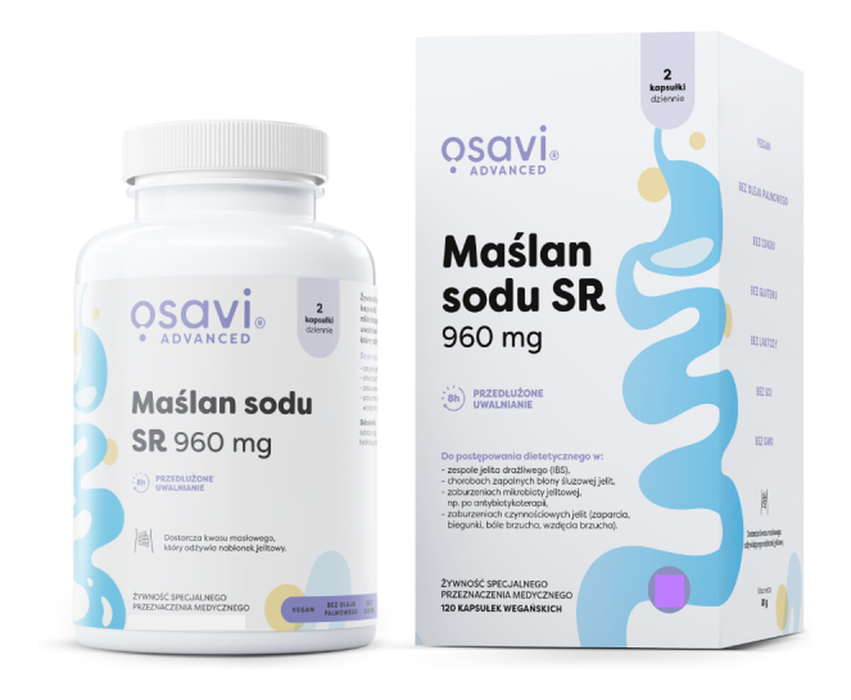 Maślan Sodu DR 960mg suplement diety