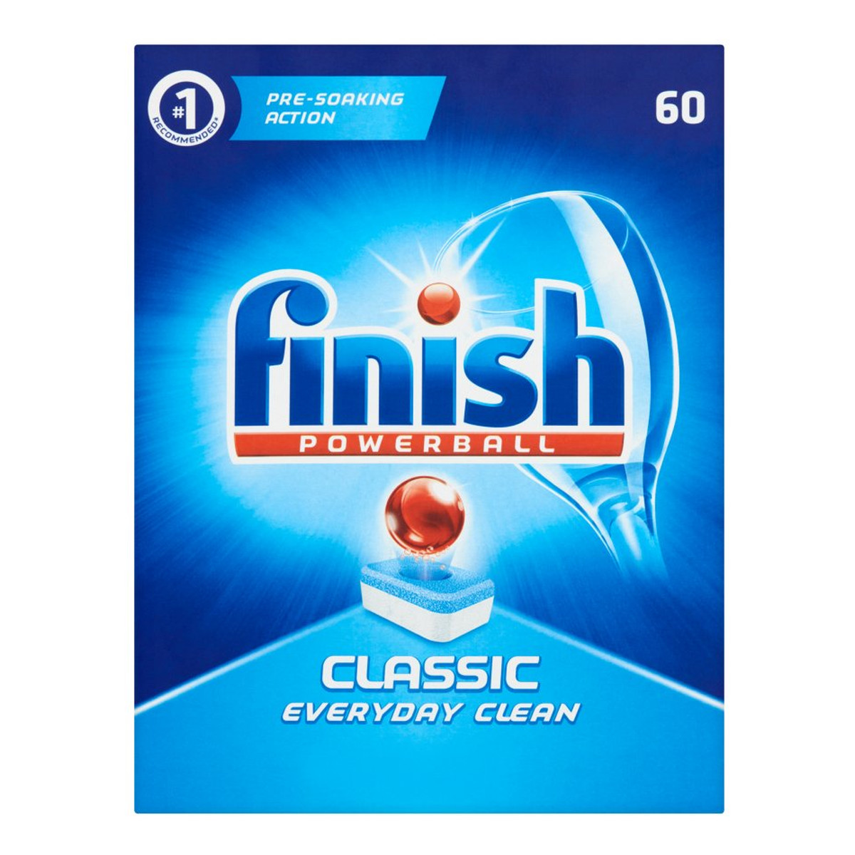 Finish Powerball Classic tabletki do mycia naczyń w zmywarkach 60szt