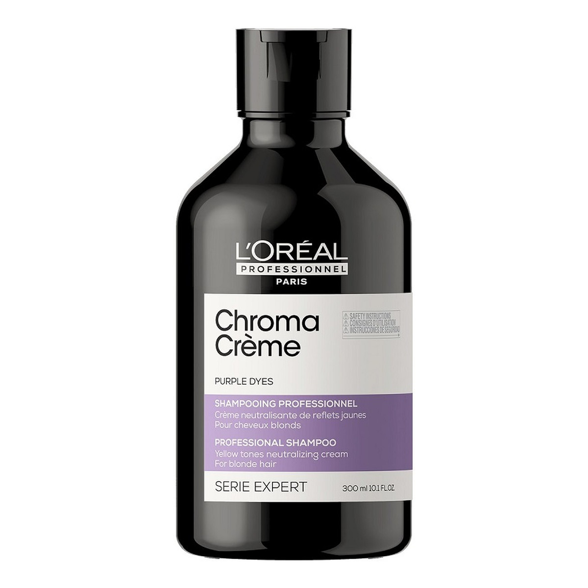 L`oreal Serie Expert Chroma Creme Purple Shampoo kremowy szampon do neutralizacji żółtych tonów na włosach blond 300ml
