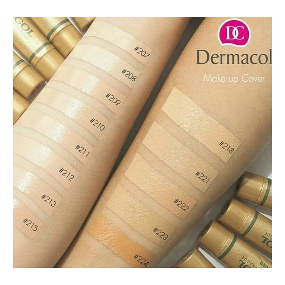 Dermacol Make-up Cover Wodoodporny Podkład Ekstremalnie Kryjący z SPF 30 (212) 30ml