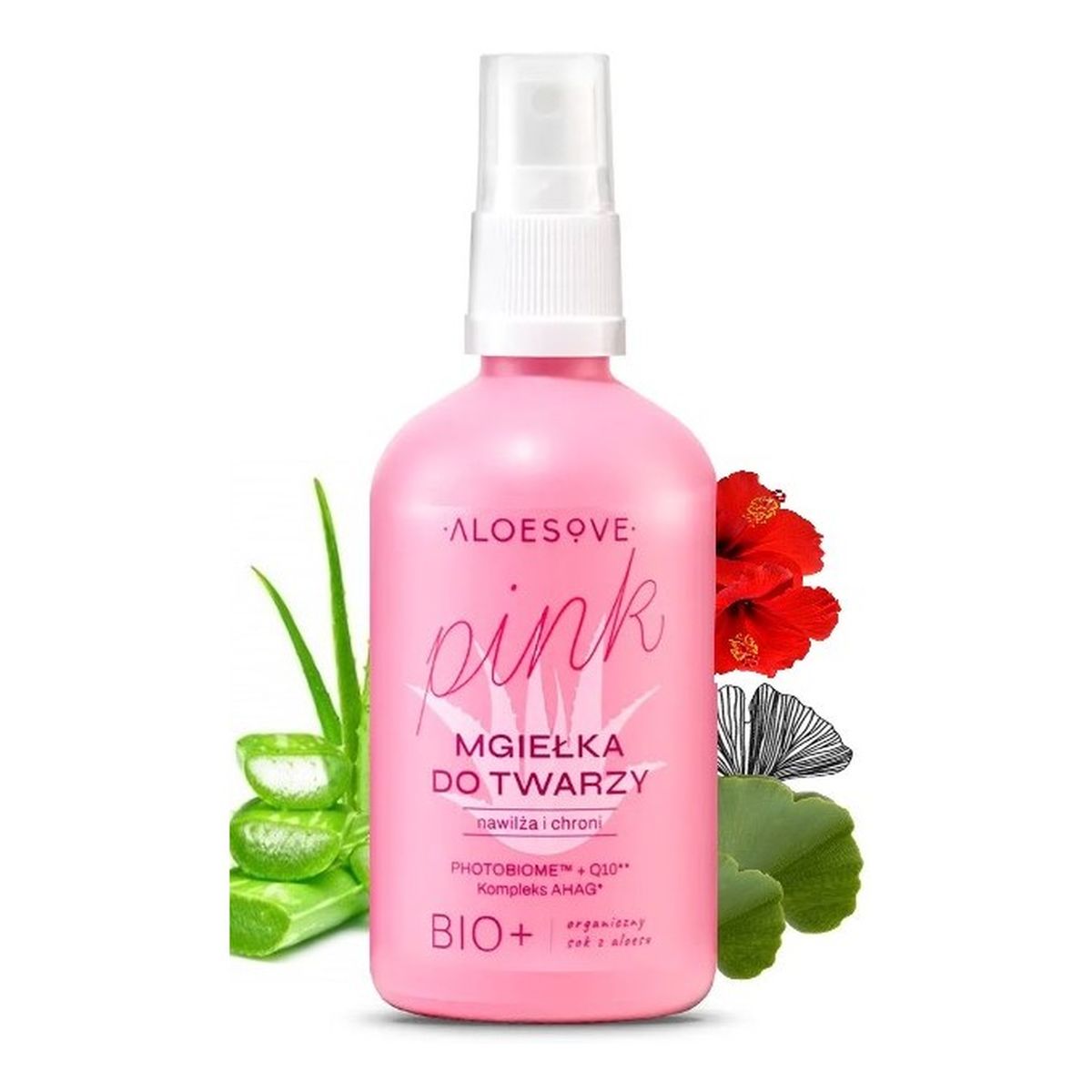 Aloesove Pink Mgiełka do twarzy 100ml