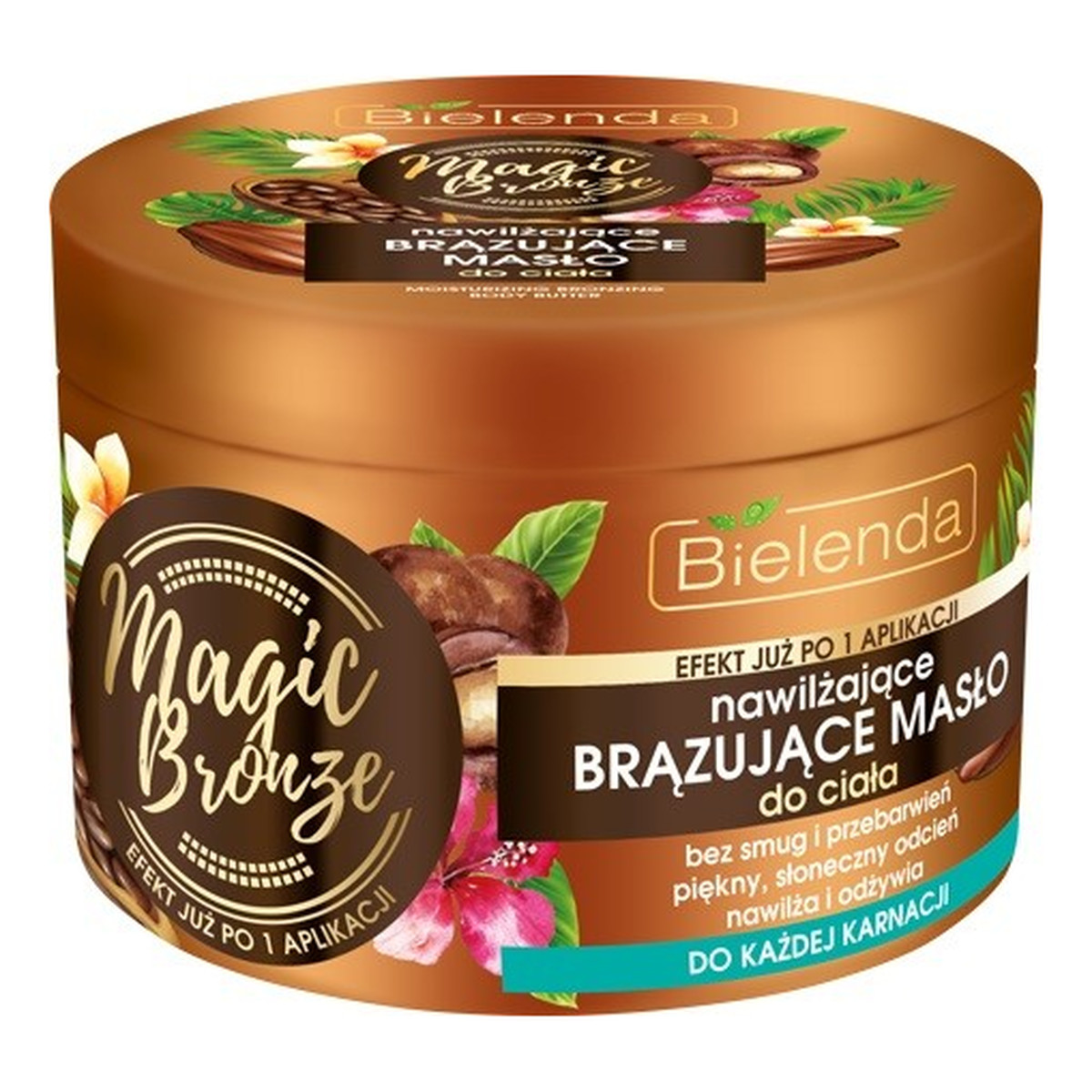 Bielenda Magic Bronze Nawilżające Brązujące Masło do ciała - każda karnacja 200ml