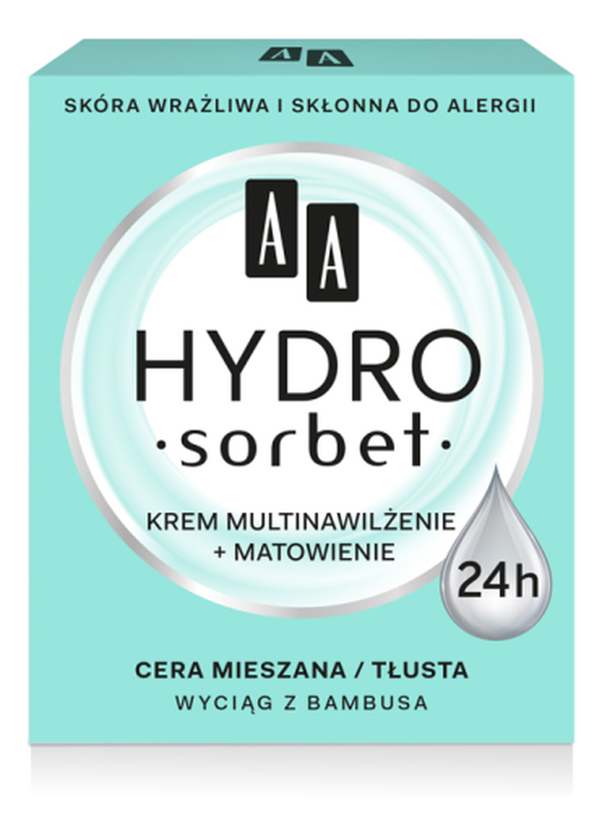 Hydro Sorbet Krem multinawiżenie + matowienie - cera mieszana i tłusta