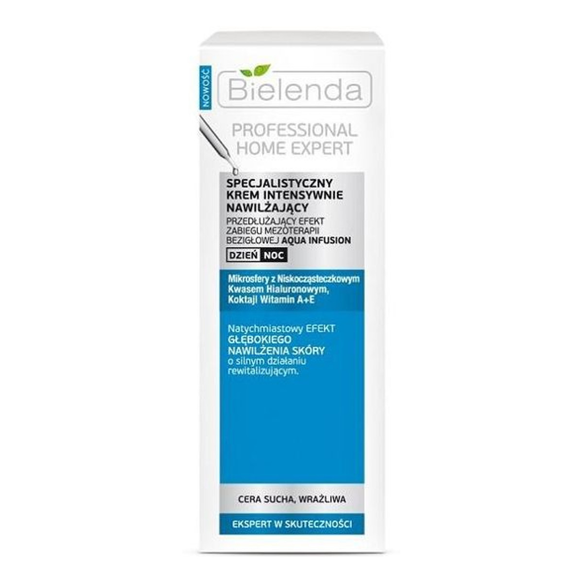Bielenda Professional Home Expert Aqua Infusion Specjalistyczny Krem Intensywnie Nawilżający Na Dzień i Na Noc 75ml