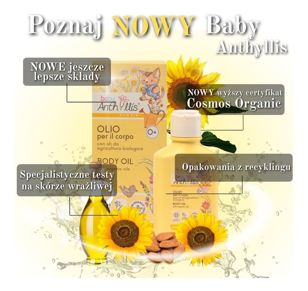 Bio Oliwka olejek do ciała z olejami z rolnictwa ekologicznego